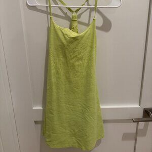 Outdoor Voices Yellow-Green Athletic Dress
